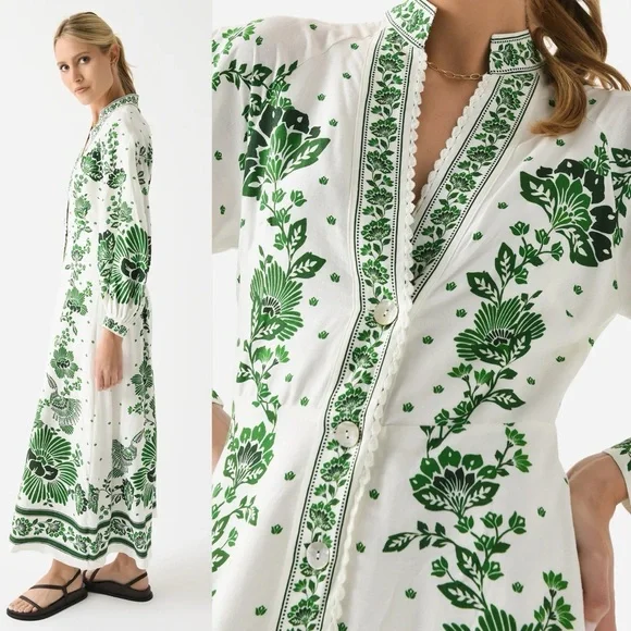 FARM Rio Forest Soul Off-White Maxi Dress - Picture 10 of 16